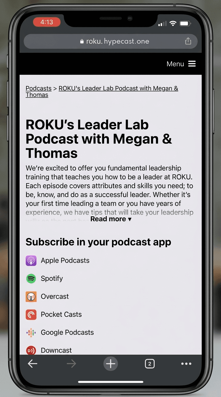 Private Podcasts.