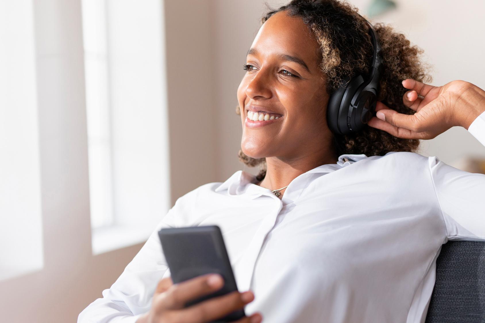 Team collaborating on podcast content